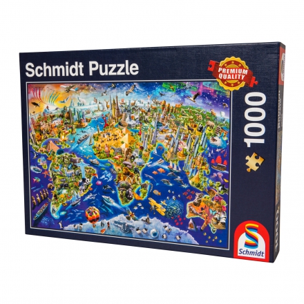 Schmidt Puzzle, Objevte náš svět, 1000 prvků