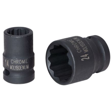 KS Tools 1/2" 12-kant-Kraft-Stecknuss, prach, 14 mm