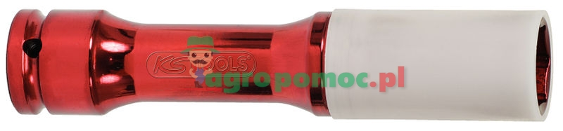 KS Tools 1/2" Alu-Felgen Kraft-Stecknuss, extra lang, 21 mm