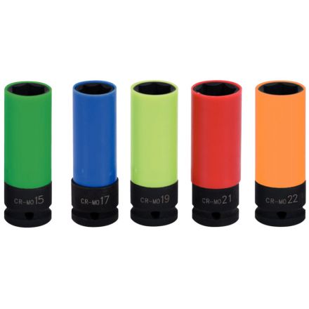 KS Tools 1/2" Alu-Felgen Kraft-Stecknuss, lang, 21 mm