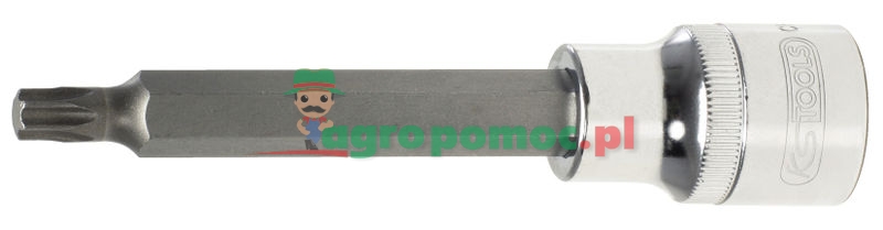 KS Tools 1/2" CHROMEplus® Bit-Stecknuss für TX-Schrauben, lang, T27