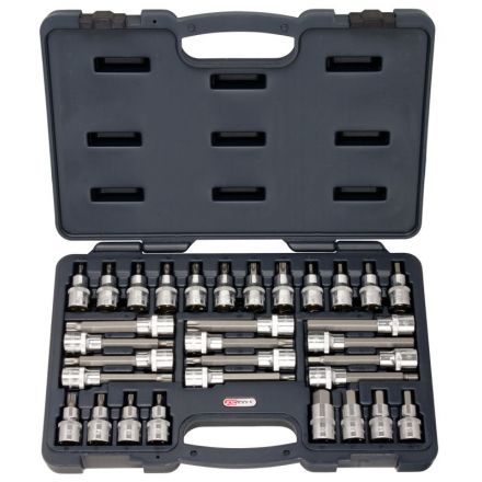 KS Tools 1/2" bit CHROMEplus®-Stecknuss-Satz, 32 tg.