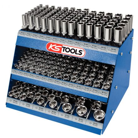 KS Tools 1/2" CHROMEplus® Stecknuss-Display, 311-tlg.