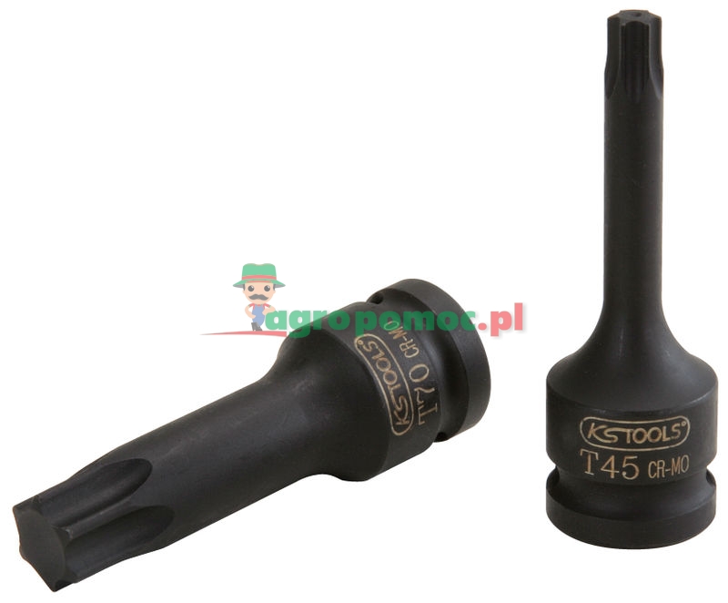 KS Tools 1/2" Kraft-Bit-Stecknuss für TX-Schrauben, lang, T30