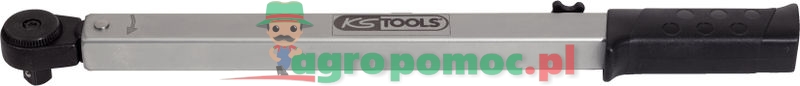 KS Tools 1/2" Schnelleinstell-Drehmomentschlüssel mit feinverzahntem Umschalt-Ratschenkopf, 20-100N