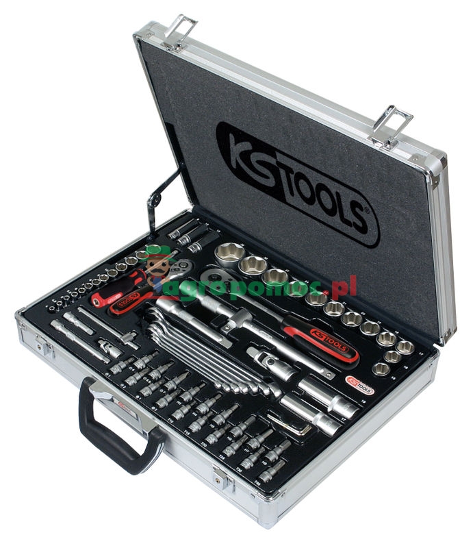 KS Tools 1/4" +1/2" SUPERLOCK Steckschlüssel-Satz, 70 tg.