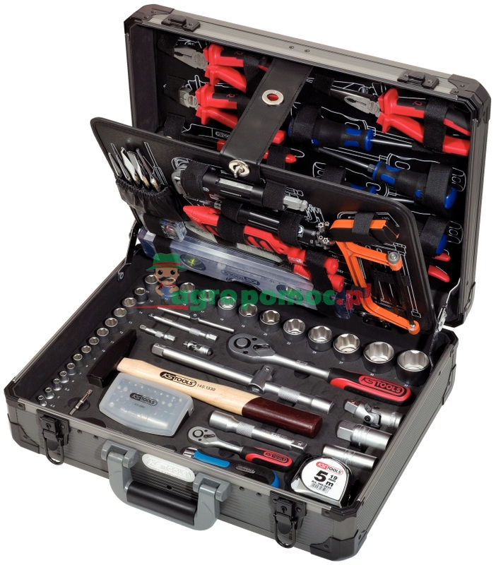 KS Tools 1/4" +1/2" SUPERLOCK Universal-Werkzeug-Satz, 127-tlg.