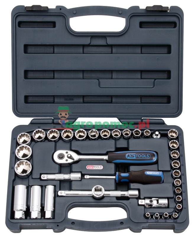 KS Tools 1/4"+3/8 "TRIPLEplus® Steckschlüssel-Satz, 36 tg.