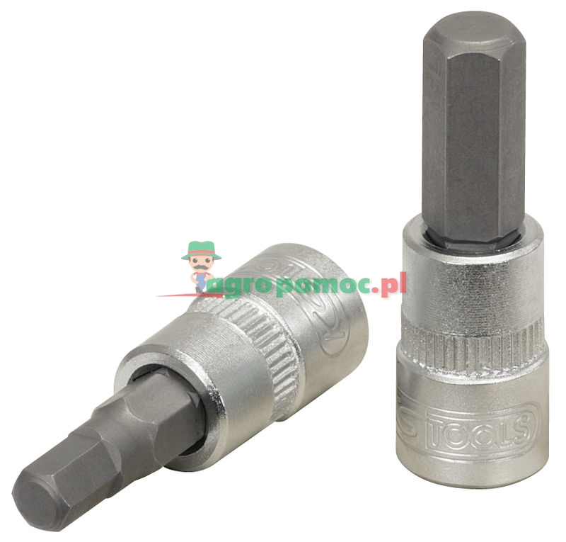 KS Tools 1/4" Bit-Stecknuss für Innensechskant-Schrauben, 4 mm