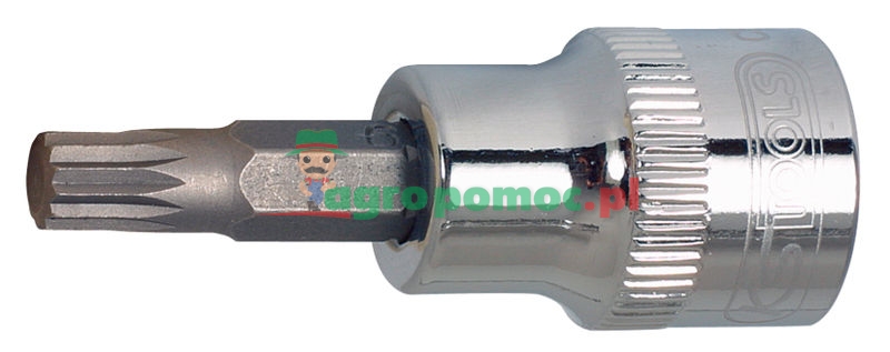KS Tools 1/4" CHROMEplus® Bit-Stecknuss für Vielzahn (XZN®)-Schrauben, M7