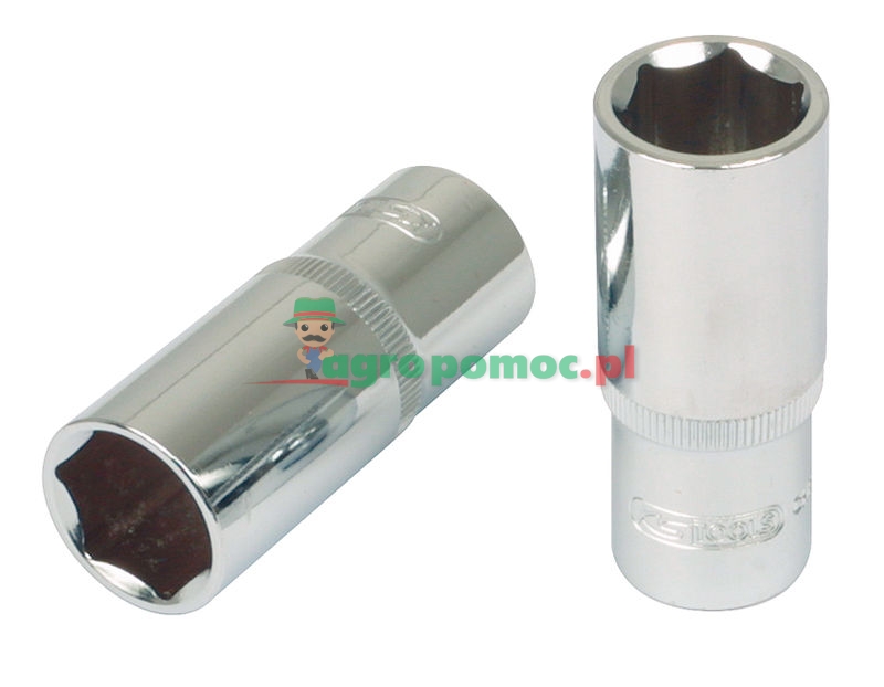 KS Tools 1/4" CHROMEplus® Sechskant-Stecknuss, lang, 9 mm
