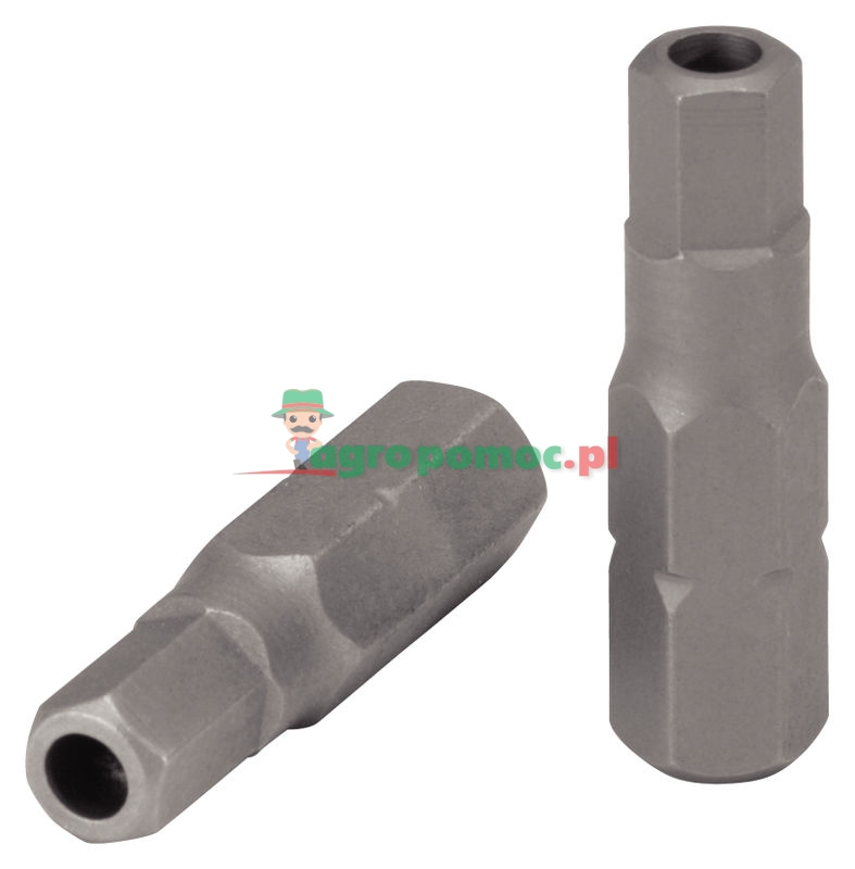 KS Tools 1/4" CLASSIC Bit für Innensechskant-Schrauben mit Stirnlochbohrung, 25mm, 5/64''