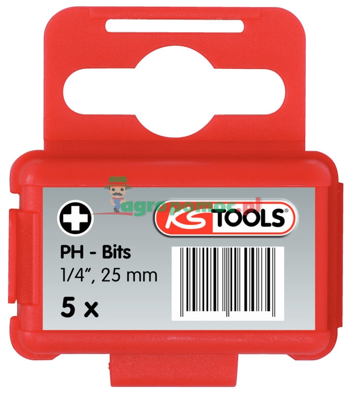 KS Tools 1/4" CLASSIC Bit für Kreuzschlitz-Schrauben PH, 25mm, PH2