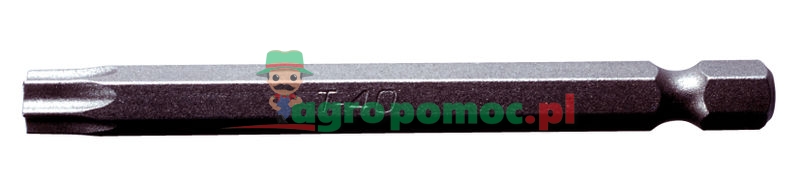 KS Tools 1/4" CLASSIC Bit für TX-Schrauben mit Stirnlochbohrung, 75mm, TB8