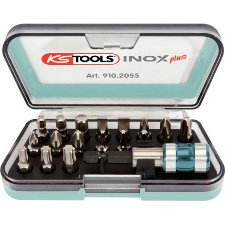 KS Tools 1/4" INOXplus® Bit-Satz, 18 tg.