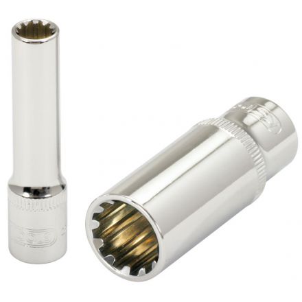KS Tools 1/4" TRIPLEplus® Stecknuss, lang, 8 mm