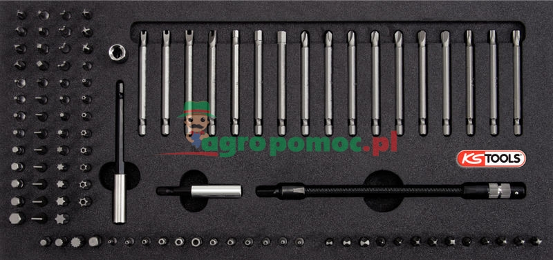 KS Tools 1/4'' univerzální bitová patka, 101 tg., 1/3 Systemeinlage