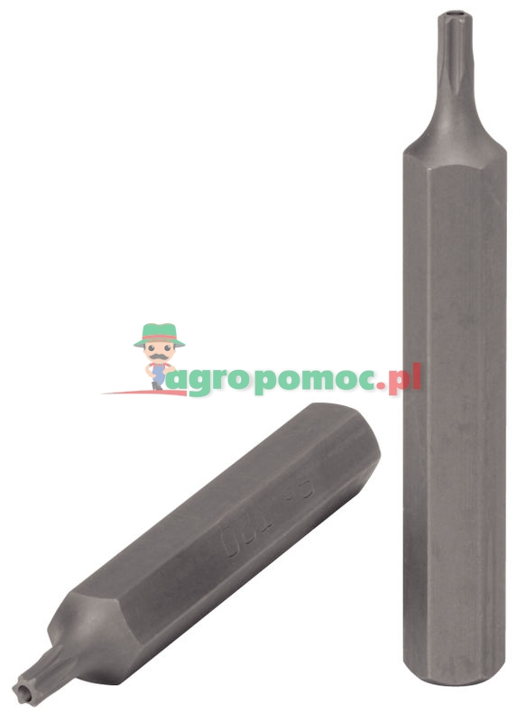 KS Tools 10mm CLASSIC Bit für TX-Schrauben mit Stirnlochbohrung, L=75mm, TB45