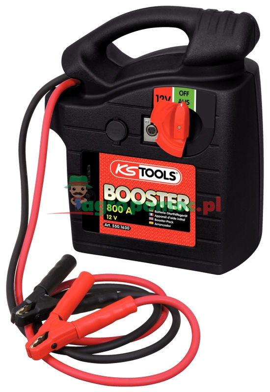 KS Tools 12 V baterie-posilovač-mobily Starthilfegerät 800A