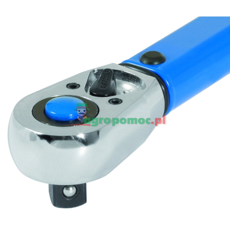 KS Tools 14x18mm ERGOTORQUE®precision Drehmomentschlüssel mit Einsteck-Werkzeugaufnahme, 80-420Nm