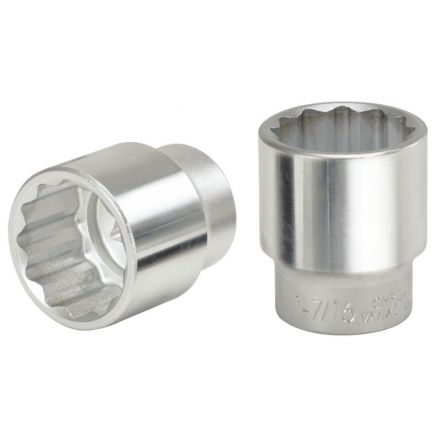 KS Tools 3/4" Zwölfkant-Stecknuss, prach, 1,3/4"