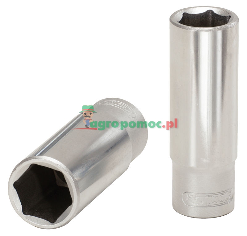 KS Tools 3/8" CLASSIC Sechskant-Stecknuss, lang, 17 mm