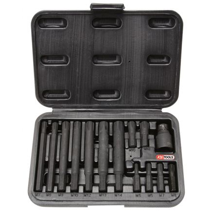 KS Tools 5/16" CLASSIC Bit-Satz, 14 tg.