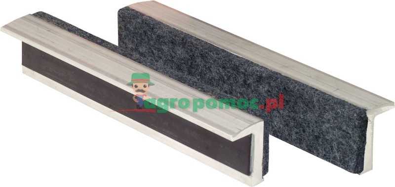 KS Tools Aluminium-Schraubstock-Schonbacken mit Filzbesatz, 140 mm