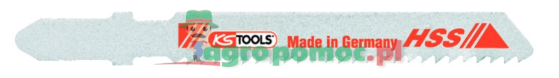 KS Tools Bi-Metall-Stichsägeblatt AEG, Bosch, Metabo, HSS, L=75mm, 2mm, T118B, 5er Pack