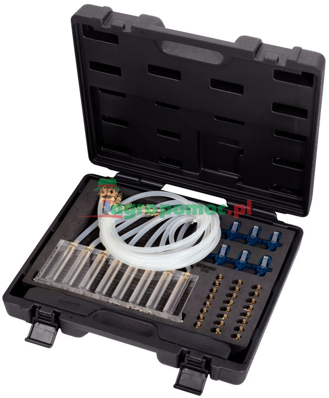 KS Tools Common-Rail-Injektoren-Prüfsortiment mit 8 Messrohren, 65-tlg.