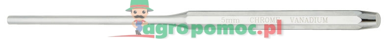KS Tools Durchtreiber, extra lang, 8-kant, hochglanz verchromt, Ø 4mm