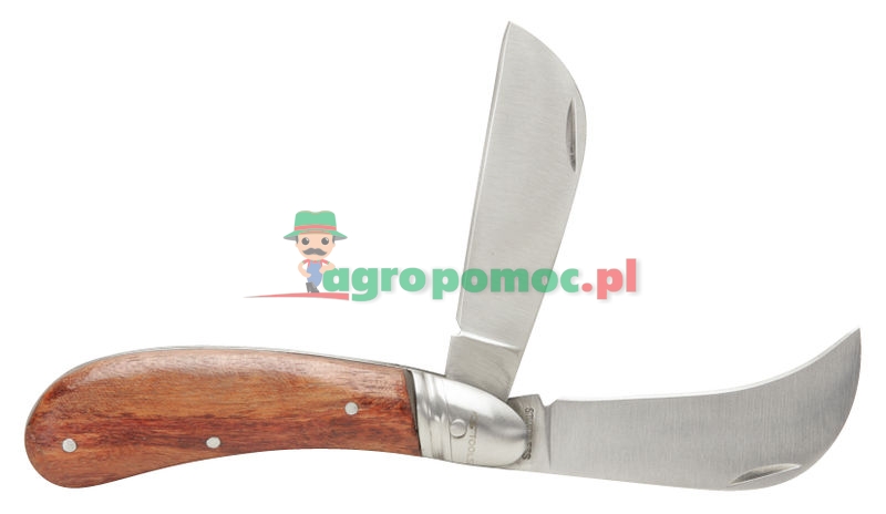 KS Tools Elektriker-Klappmesser, 1 gerade Klinge, 1 Sichelklinge