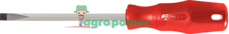 KS Tools ERGOTORQUE®basic Schraubendreher für Schlitzschrauben, 4mm, L=280mm