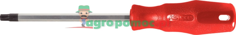 KS Tools ERGOTORQUE®basic Schraubendreher für TX-Schrauben mit Stirnlochbohrung, TB9