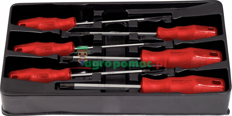 KS Tools ERGOTORQUE®basic Schraubendreher-Satz, 5-tlg., PH+Schlitz