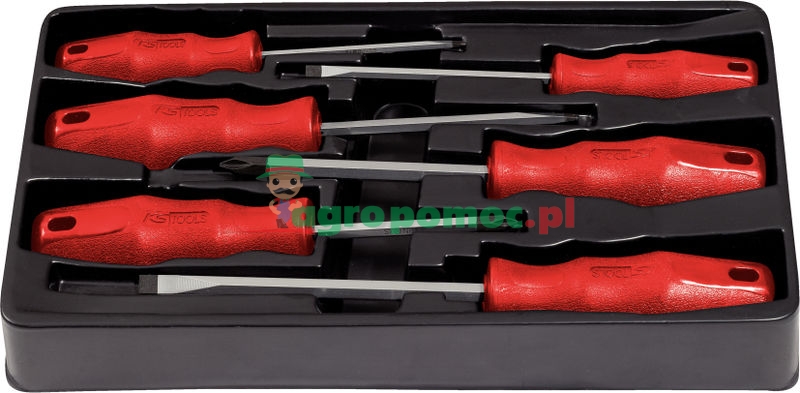KS Tools ERGOTORQUE®basic Schraubendreher-Satz, 6 tg., PH+Schlitz
