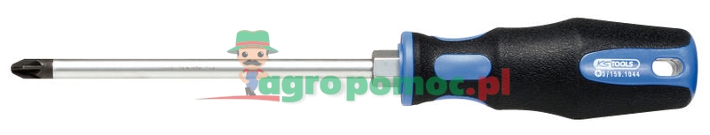 KS Tools ERGOTORQUE® WOOD Schraubendreher für Kreuzschlitzschrauben PZ, PZ2