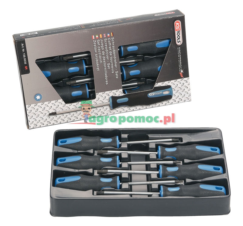 KS Tools ERGOTORQUE+ sada šroubováků, 6dílná