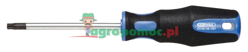 KS Tools ERGOTORQUEplus® Schraubendreher für TX-Schrauben mit Stirnlochbohrung, TB27