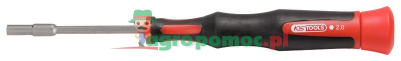 KS Tools ESD Feinmechanik-Schraubendreher für Außensechskantschrauben, 2mm