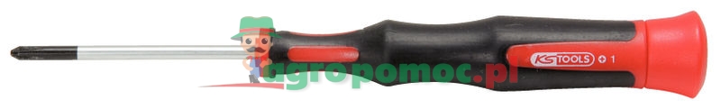 KS Tools ESD Feinmechanik-Schraubendreher für Kreuzschlitzschrauben PH, PH0x2mm