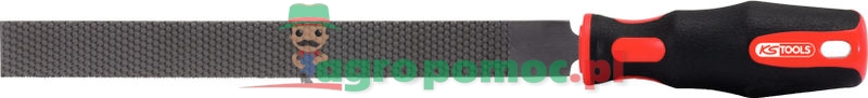 KS Tools Flachstumpf-Raspel, DIN 7261, forma A, 250mm, Hieb2