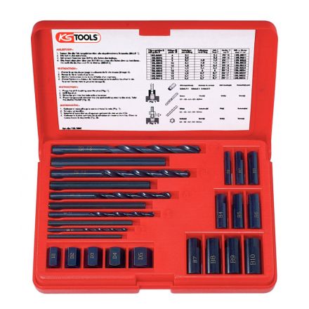 KS Tools Gewindeausdreh-Satz, 25 tlg.