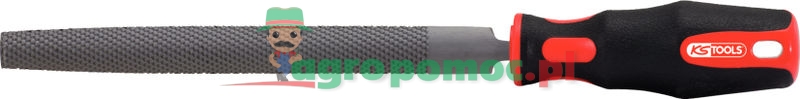 KS Tools Halbrund-Feile, DIN 7261, forma E, 250mm, Hieb3
