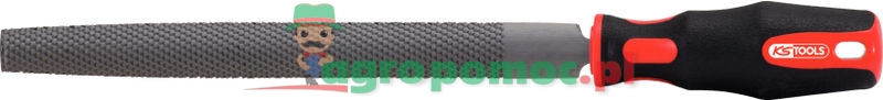 KS Tools Halbrund-Raspel, DIN 7261, forma C, 200mm, Hieb2