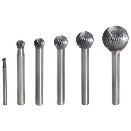 KS Tools HM Kugel-Frässtift Form D, 16 mm