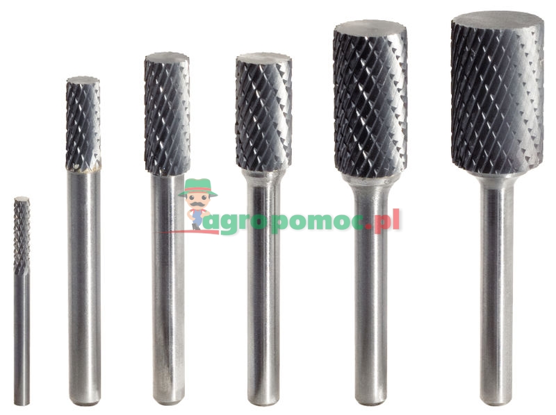 KS Tools HM Zylinder-Frässtift Form A ohne Stirnverzahnung, 3mm