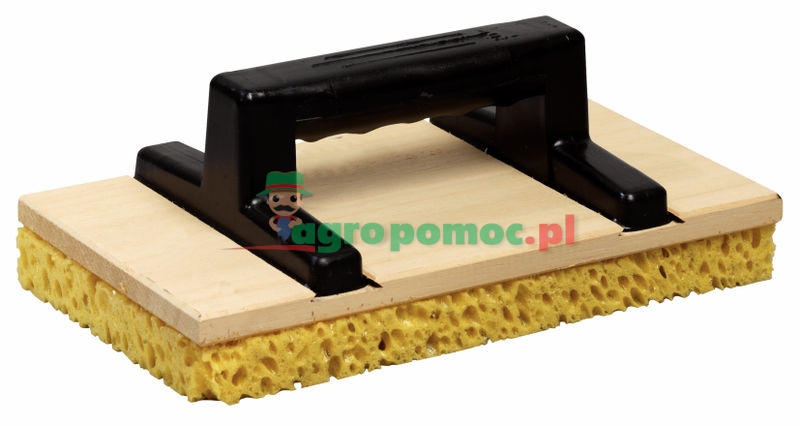 KS Tools Holz-Reibebrett, rechteckig mit Schwamm, 180x330mm