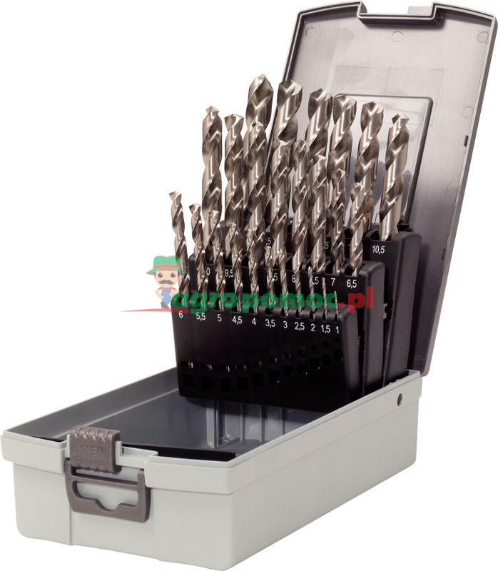 KS Tools HSS-G Spiralbohrer-Satz in Kunststoffkassette, 25-tlg., 1-13mm
