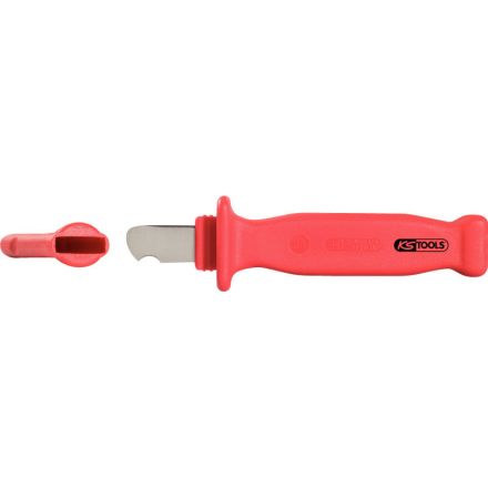 KS Tools Isoliertes Abmantelungsmesser, 182 mm